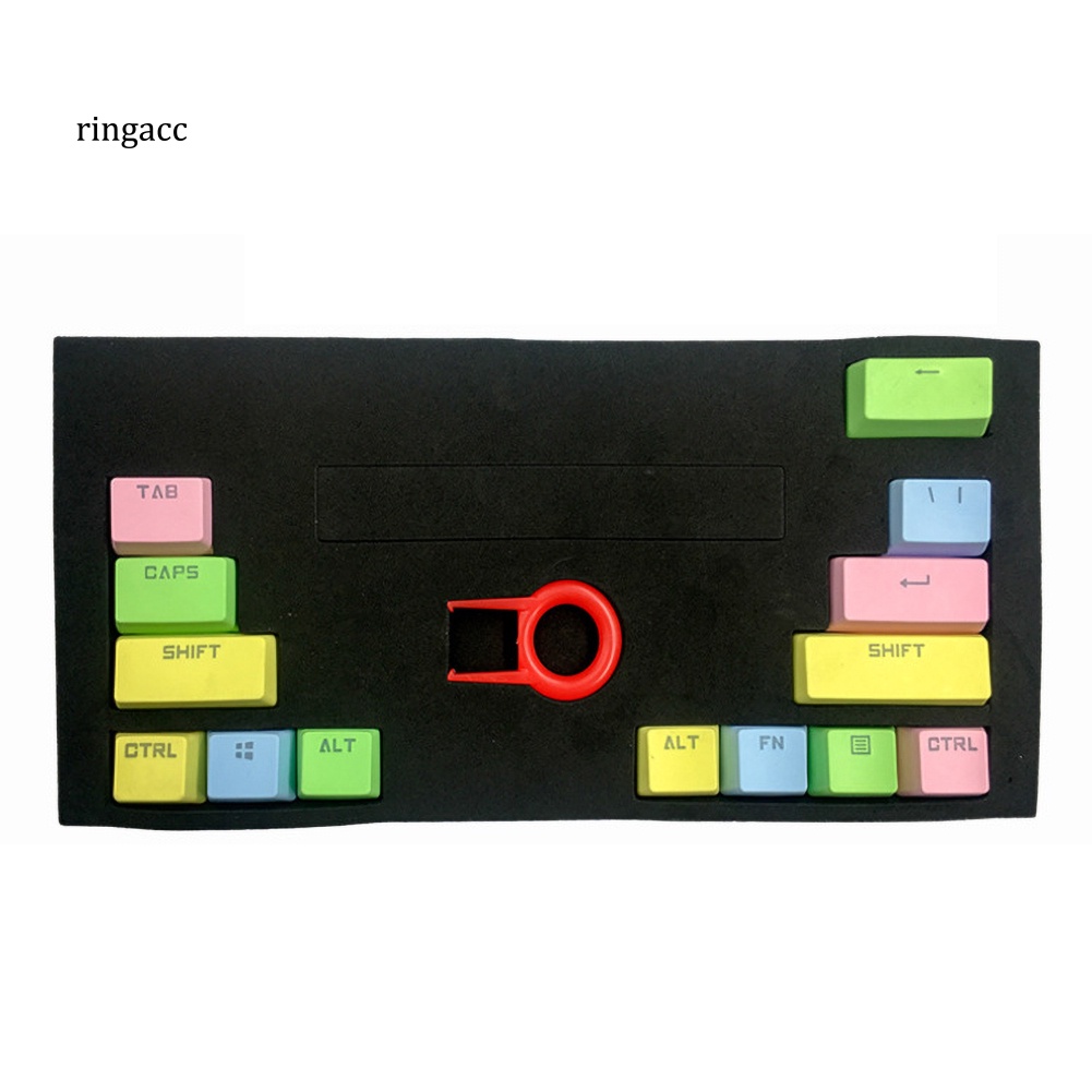 Bộ 14 Nút Bàn Phím Cơ Thay Thế Bằng Nhựa ABS Trong Suốt Nhiều Màu Sắc