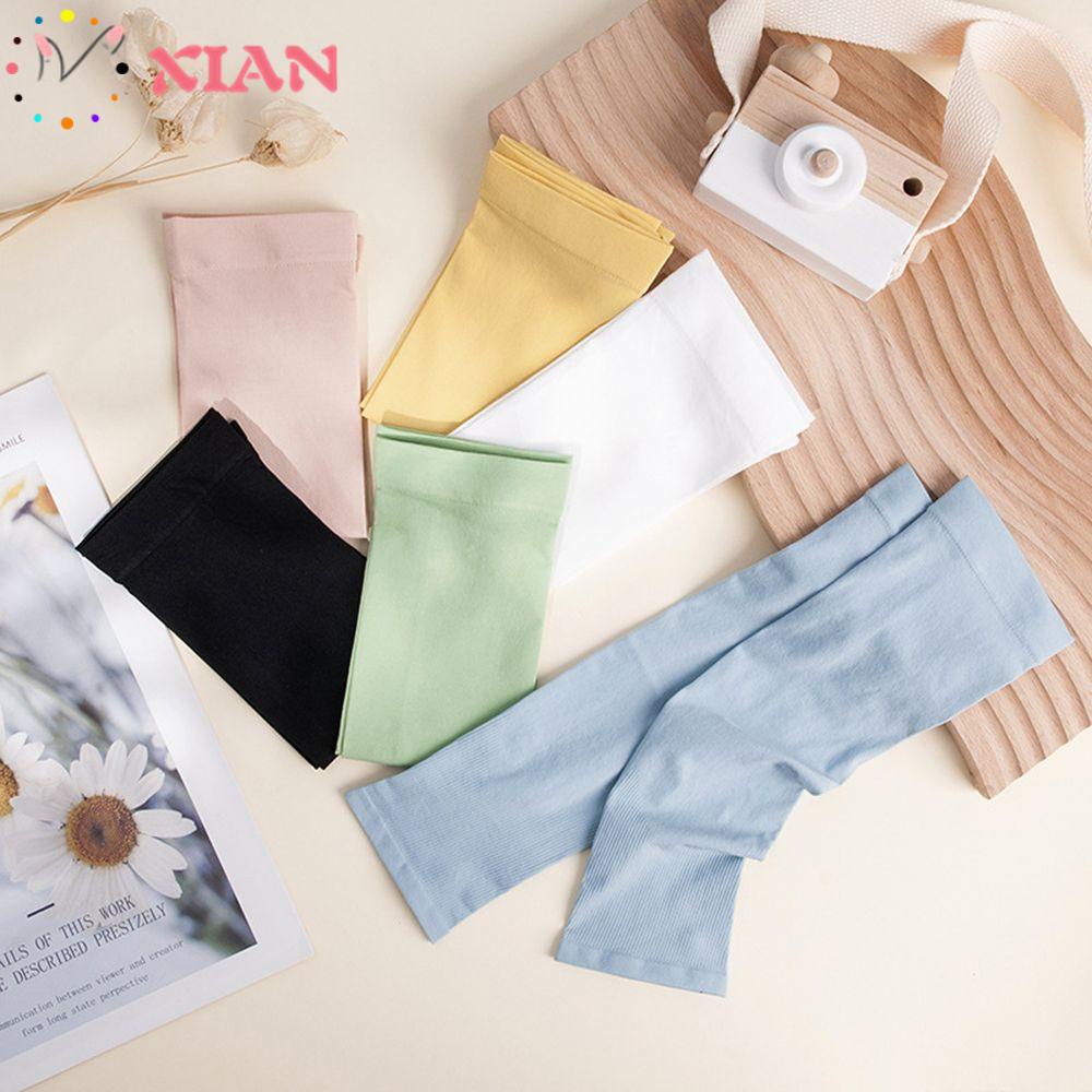 Găng Cánh Tay Chống Nắng Tia UV Bằng Lụa Lạnh Co Giãn Dành Cho Trẻ Em Sự Bảo Vệ