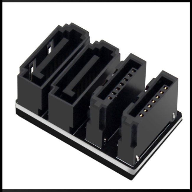 Bảng Mạch Chuyển Đổi Giao Diện Kép Ph572_90 / 180 Độ SATA 7pin