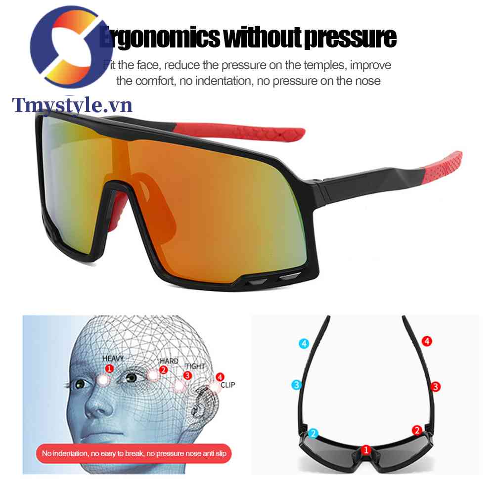 Kính Râm Bảo Vệ Chống Tia UV 2 Kiểu Dáng Thể Thao