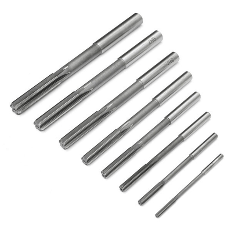 Set 8 Mũi Khoan HSS H7 3 / 4 / 5 / 6 / 7 / 8 / 9 / 10mm Cho Máy Phay