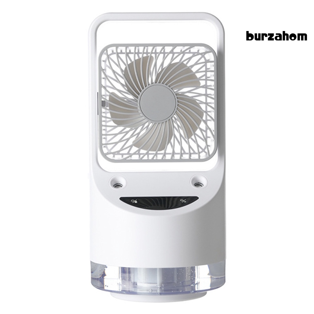 Quạt Điều Hòa Không Khí 4000mAh 3 Tốc Độ Đầu Lắc Có Màn Hình LED Mini Có Thể Điều Chỉnh Và Sạc Lại Cho Gia Đình