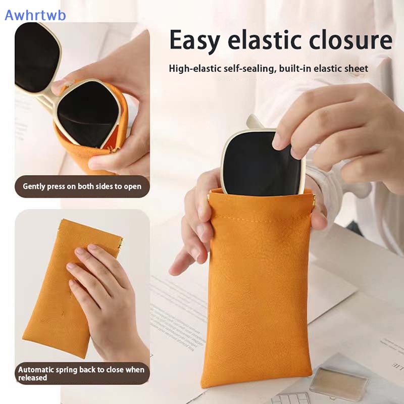 Túi Da PU Đựng Mắt Kính Chống Thấm Nước Tiện Dụng Mới