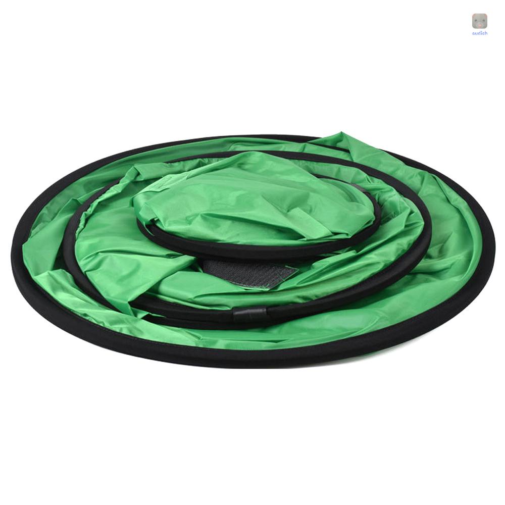 Phông Nền Chụp Ảnh Chuyên Nghiệp Hình Tròn Màu Xanh Lá Có Thể Gấp Gọn