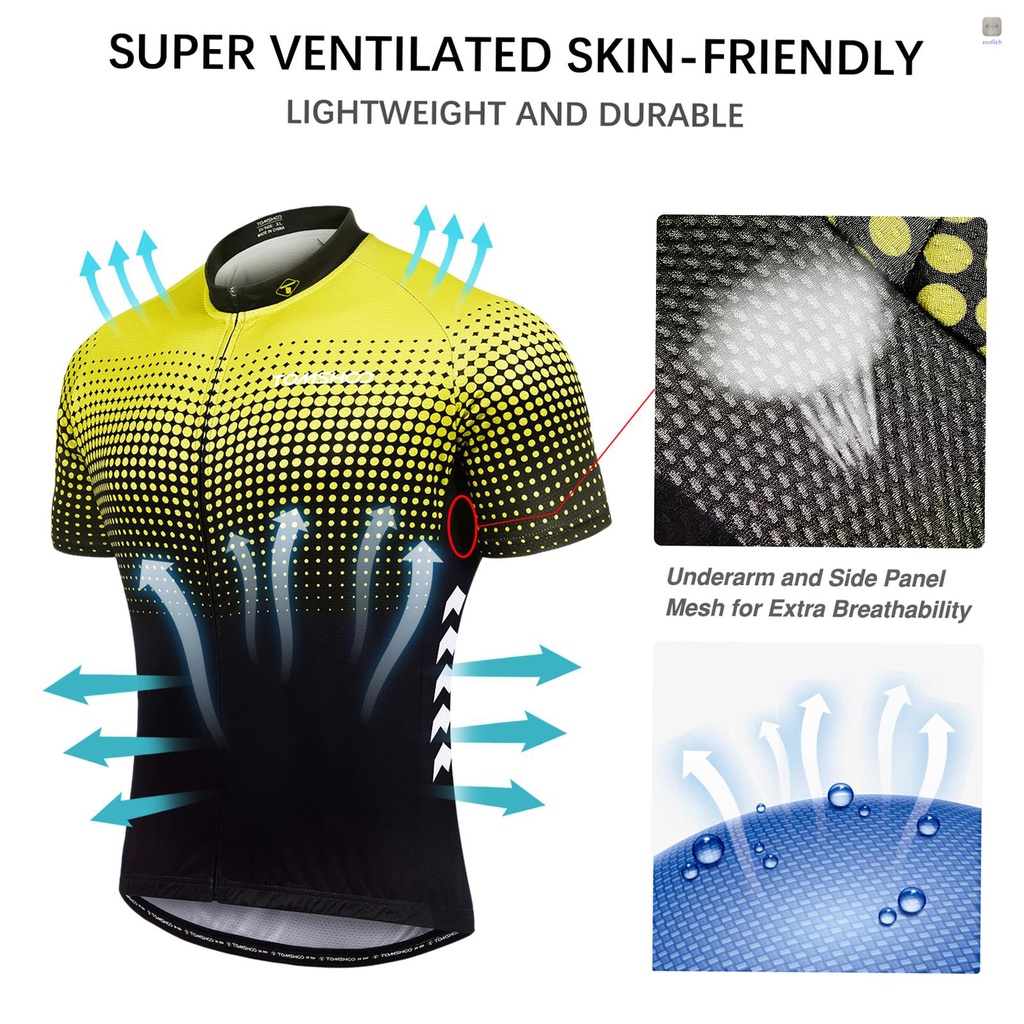 Bộ Quần Áo 5D Có Đệm Gel Nhanh Khô Thoáng Khí Thời Trang Mùa Hè Cho Nam