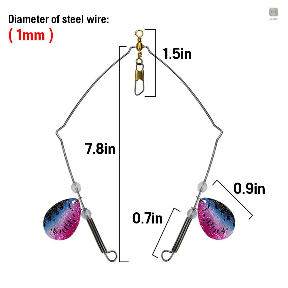 Dây Cân Bằng Câu Cá Bằng Thép Chống Rối Có Xoay Được