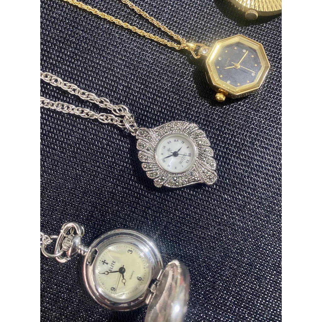 Độc lạ dây chuyền đồng hồ cho nam nữ hàng 2hand, vintage bãi Nhật