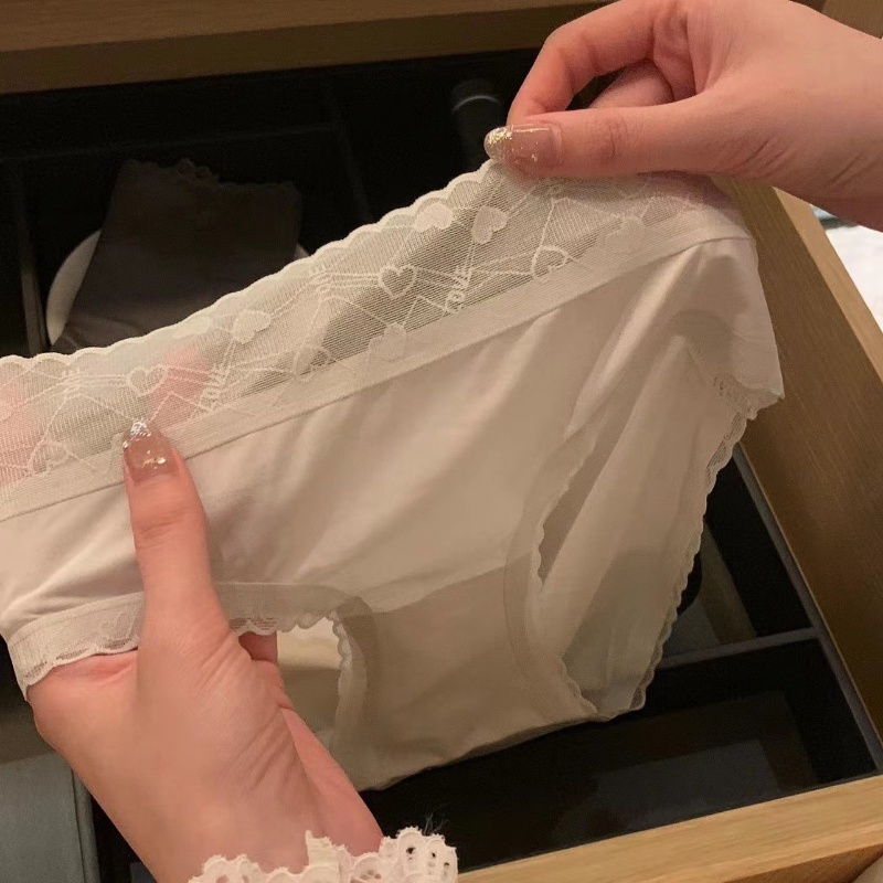 Ultra Quần Lót Lụa Phối Ren Siêu Mỏng Thoáng Khí Thời Trang Quyến Rũ Cho Nữ