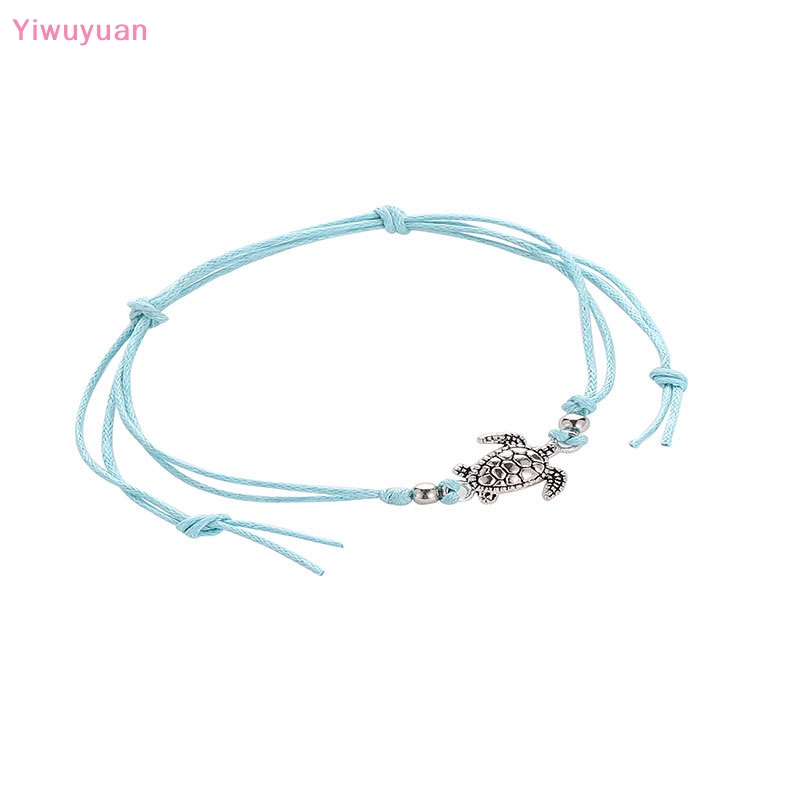 &lt; Yiwuyuan &gt; Vòng Đeo Cổ Chân Mùa Hè Móc Dây Xích Bằng Sáp Cho Nữ Đi Biển Trang Sức