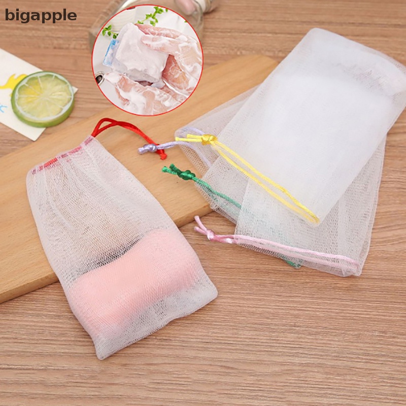 Set 5 Túi Lưới Đựng Xà Phòng Tạo Bọt Chăm Sóc Da Dễ Dàng RDG