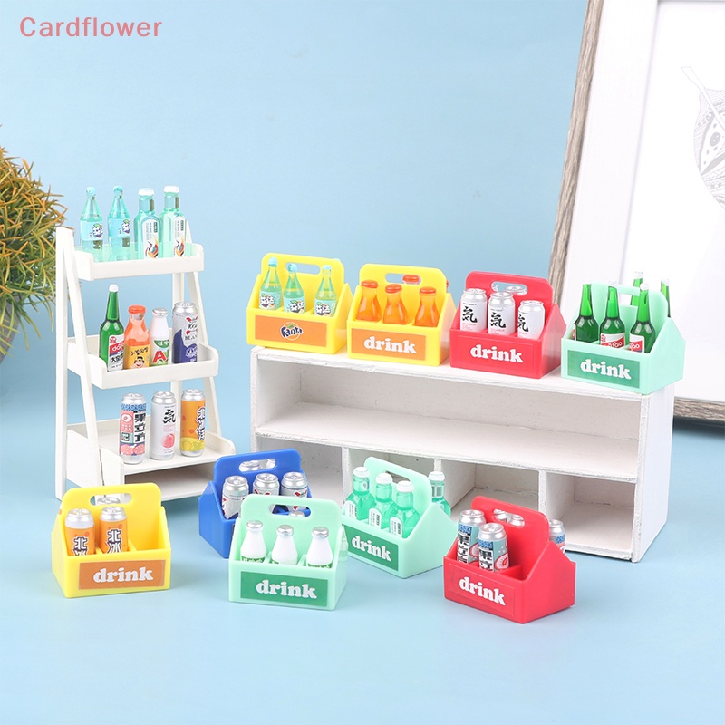 1 Bộ Bình Uống Nước Mềm Có Khung Dùng Trang Trí Nhà Búp Bê 1: 12 Mới