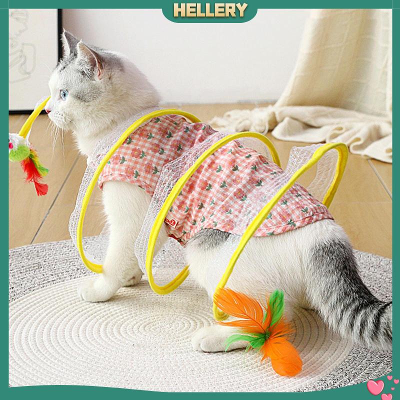 Đường Hầm Đồ Chơi Thiết Kế Nhỏ Nhắn Có Thể Gấp Gọn Dành Cho Mèo Cưng