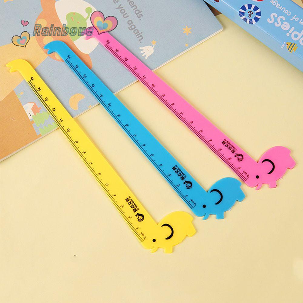 Thước Kẻ Màu Cầu Vồng Dễ Thương Cho Bé