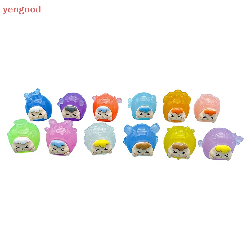 Bộ 2 Đồ trang trí Búp Bê Bọ Cạp Hoạt Hình Màu Dạ Quang Trang Trí Tiểu Cảnh