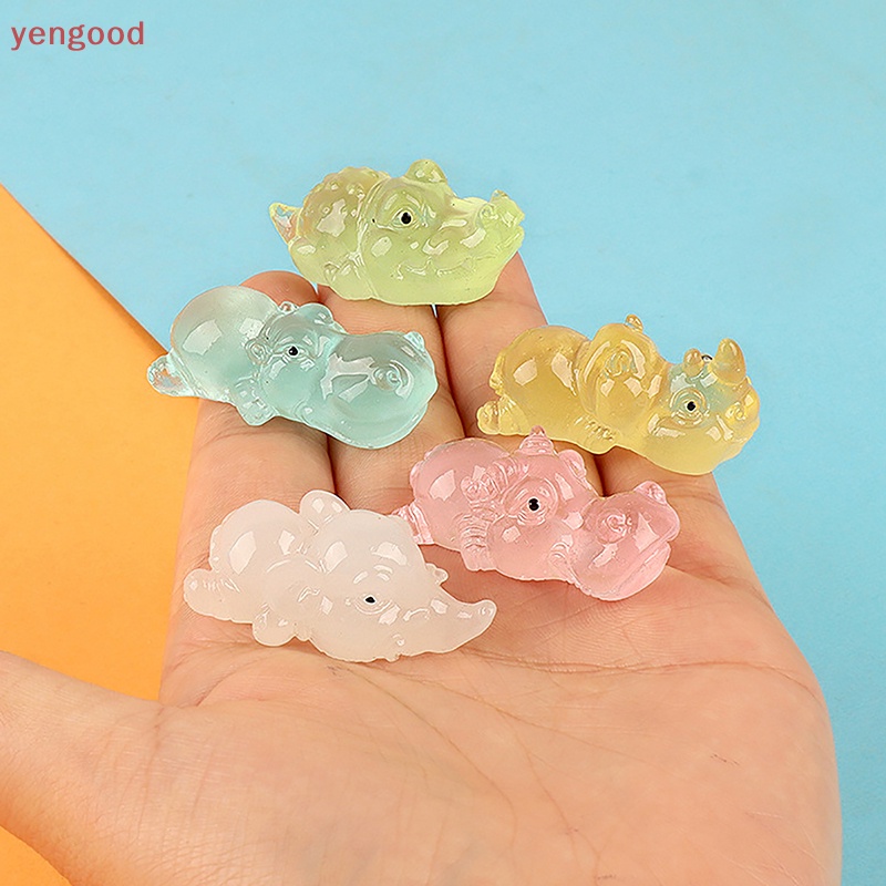 1 Đồ trang trí Động Vật Hoạt Hình Mini Phát Sáng Dùng Để Trang Trí Xe Hơi