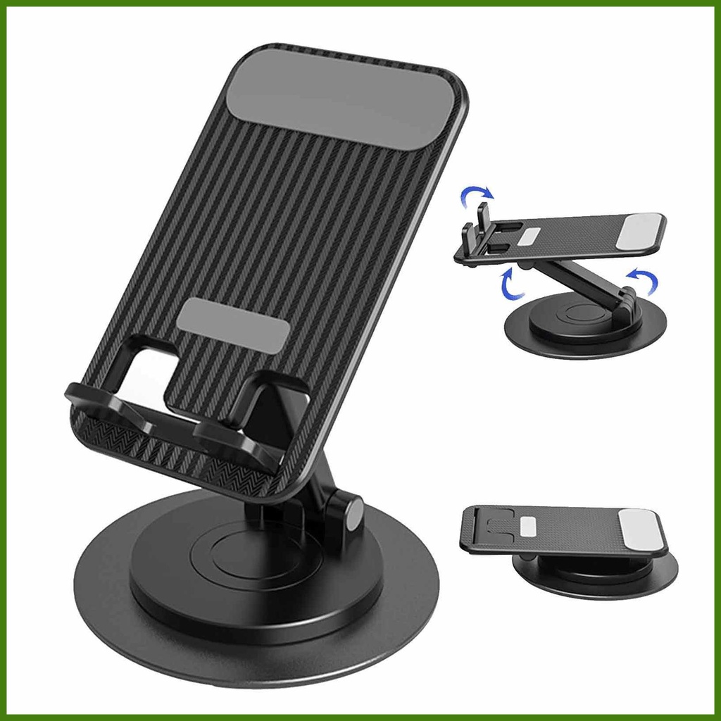 Giá Đỡ Điện Thoại / Máy Tính Bảng Để Bàn Xoay 360 Độ Có Thể Gập Lại