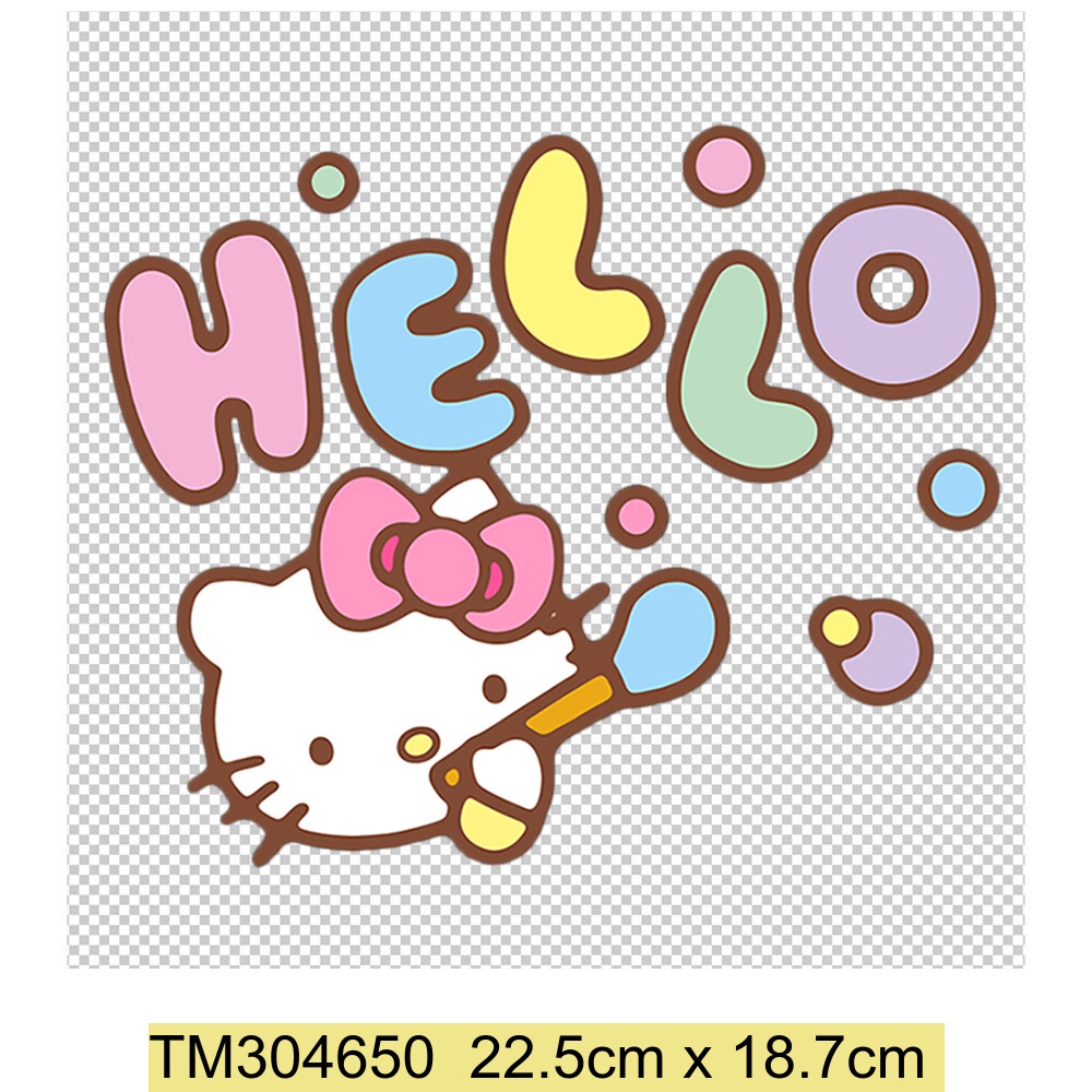 Cinnamoroll Miếng Dán Ủi Quần Áo Truyền Nhiệt Họa Tiết Hoạt Hình melody Dễ Thương diy