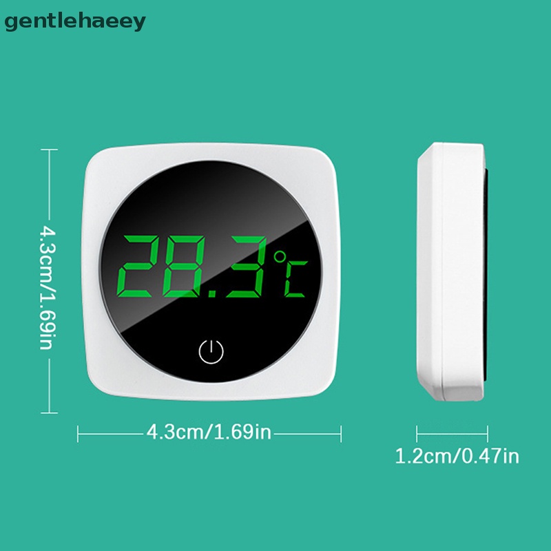 Nhiệt Kế Điện Tử Mini Tự Dính Màn Hình LCD Hiển Thị Nhiệt Độ Hồ Cá 0-60°C Bộ Đồ Thời Trang Kiểu Dáng Xinh Xắn Cho Bé