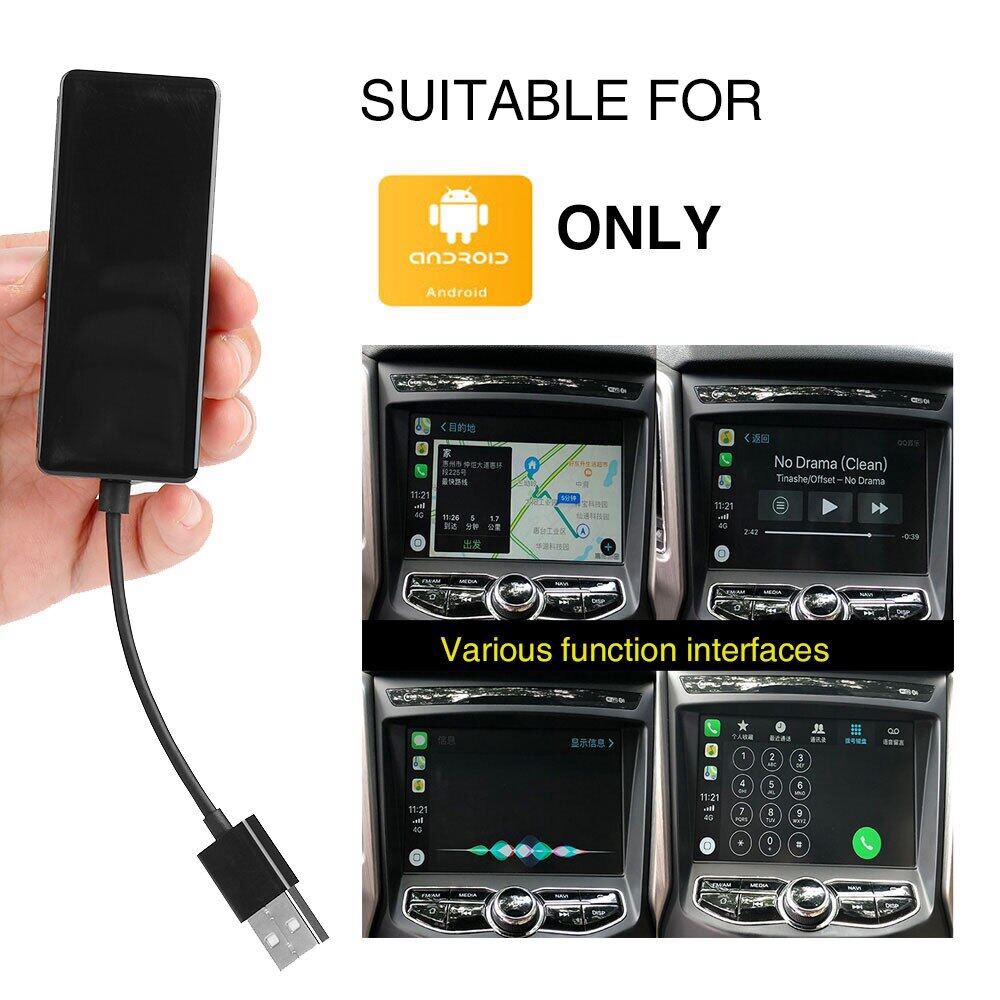Thiết Bị Trình Chiếu trên Ô Tô For Android Only Portable USB Car Play, Music Player Adapter