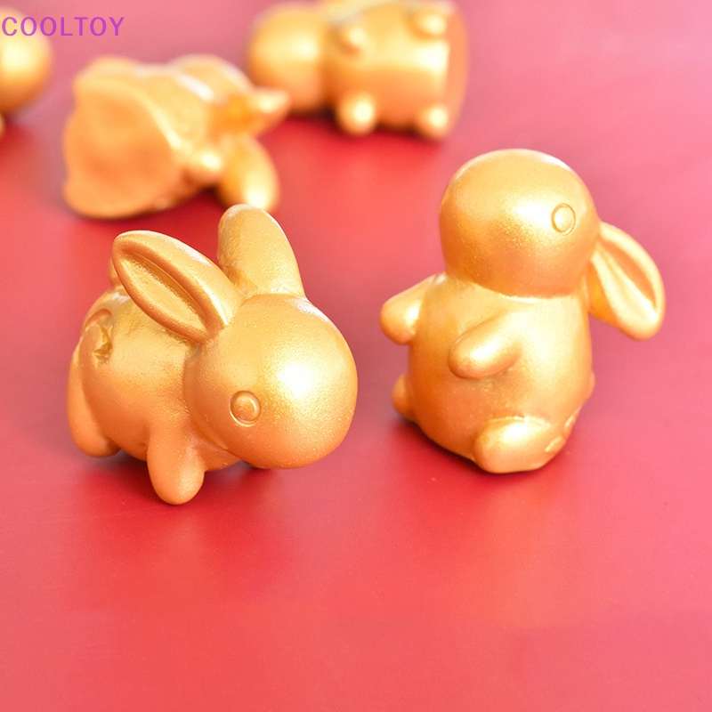 Set 2 Tượng Thỏ mini Trang Trí Nhà Búp Bê