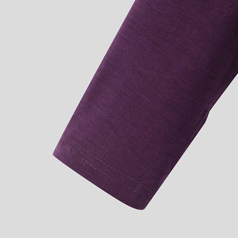 Xman Set Áo Thun Tay Dài Cổ Cao Co Giãn Phong Cách Vintage