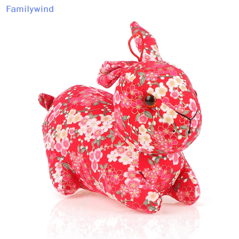 Thỏ Nhồi Bông Phong Cách Trung Hoa 20 / 25cm Cho Năm Mới