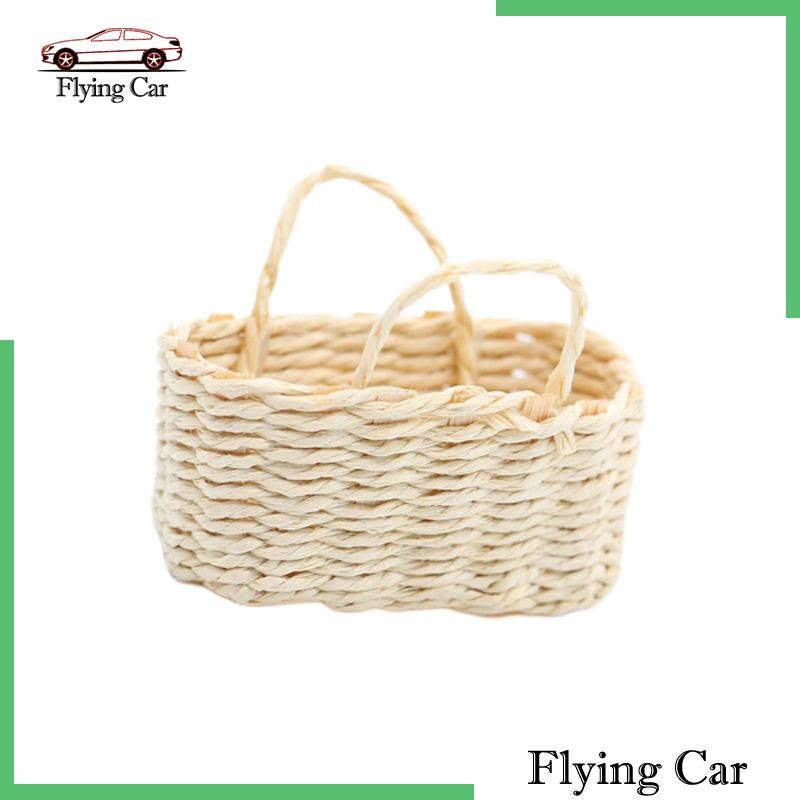 Giỏ Đan Tay Thủ Công Mini Phong Cách Dành Cho Nhà Búp Bê 1 / 12 Lzdjfmy2