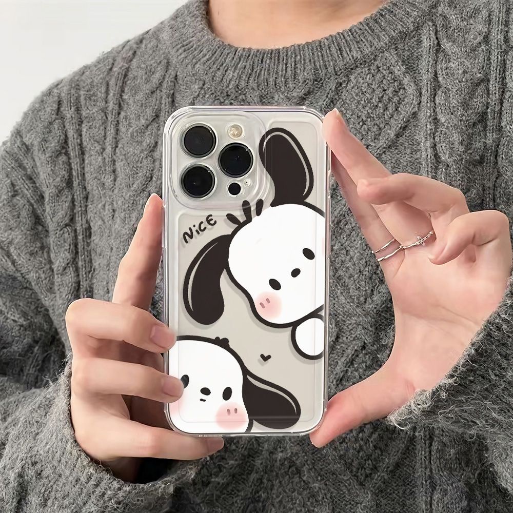 ✅Ốp Điện Thoại Mềm Chống Sốc Hình Cún Pacha 1378iPhone12 6In1114Promax D2Y6