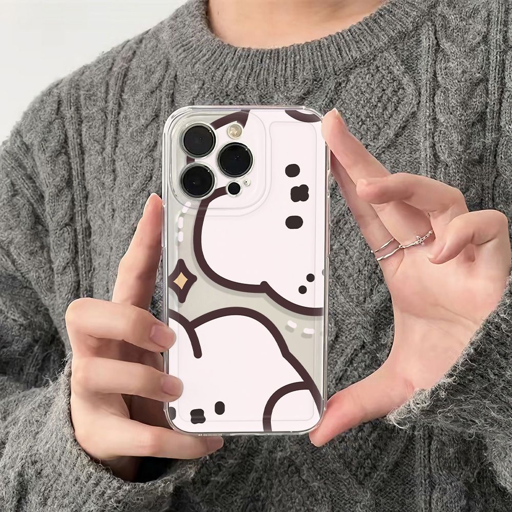 ✅Ốp Điện Thoại Mềm Chống Sốc In Hình Thỏ Phong Cách Đơn Giản Cho Apple Iphone 11iPhone12max plus1314pro 786In UGFP