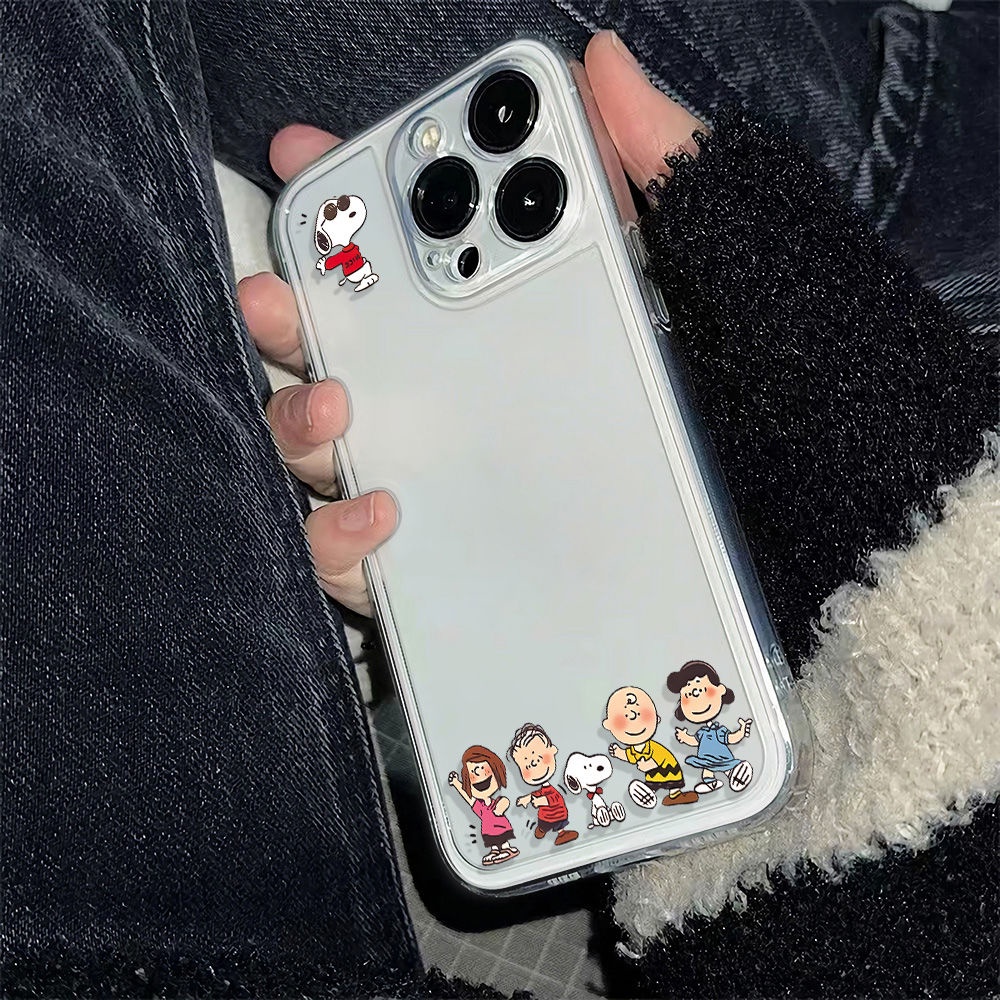 ✅Ốp Điện Thoại Mềm Chống Sốc In Hình Snoopy Cho Iphone 1278 Plus 6In 14 Pro 1311 J7GY