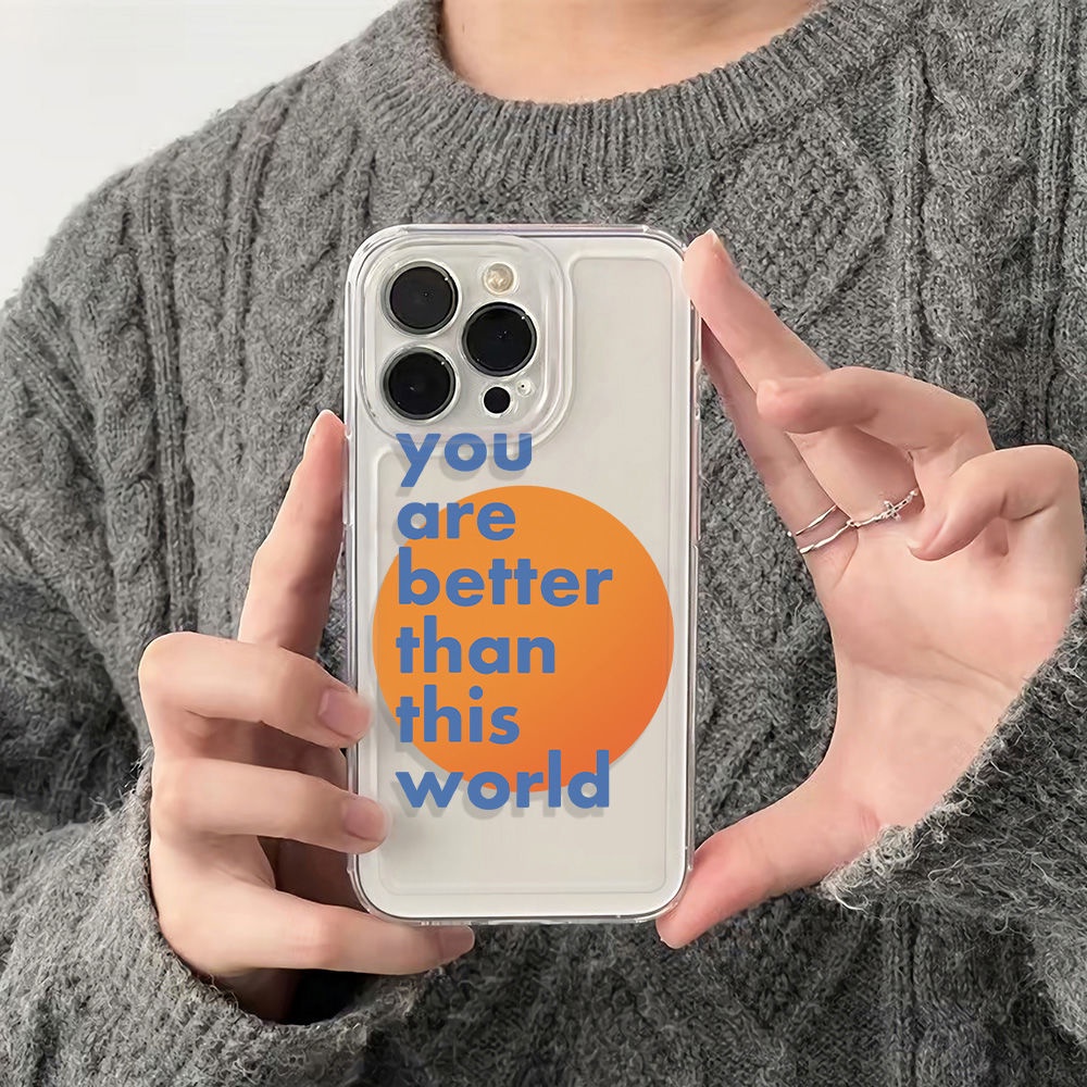 ✅Ốp Điện Thoại Mềm Chống Sốc Kiểu Dáng Đơn Giản Cho Iphone12Plus6In1178 13 14promax