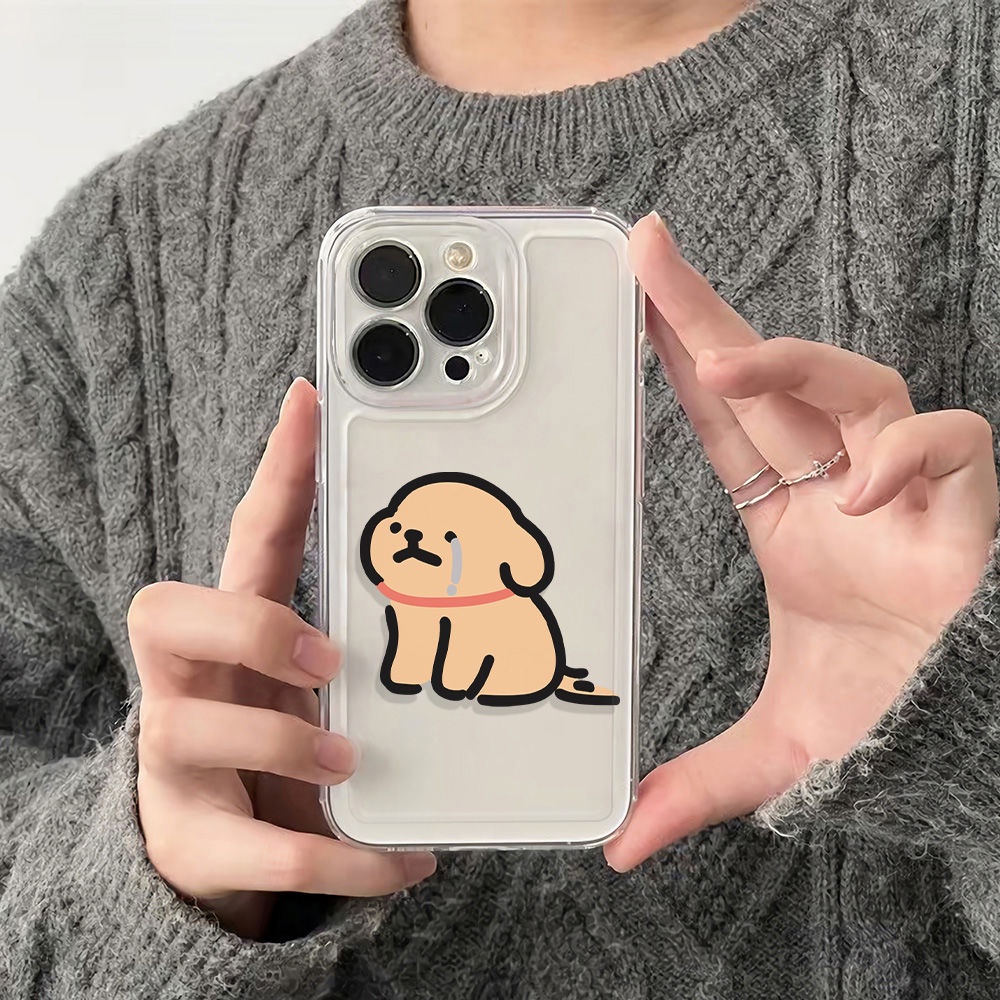 ✅Ốp Điện Thoại Tpu Dẻo In Hình Chó Vàng 6In Chống Sốc Cho Iphone 1278 Plus 13 14 Pro 11