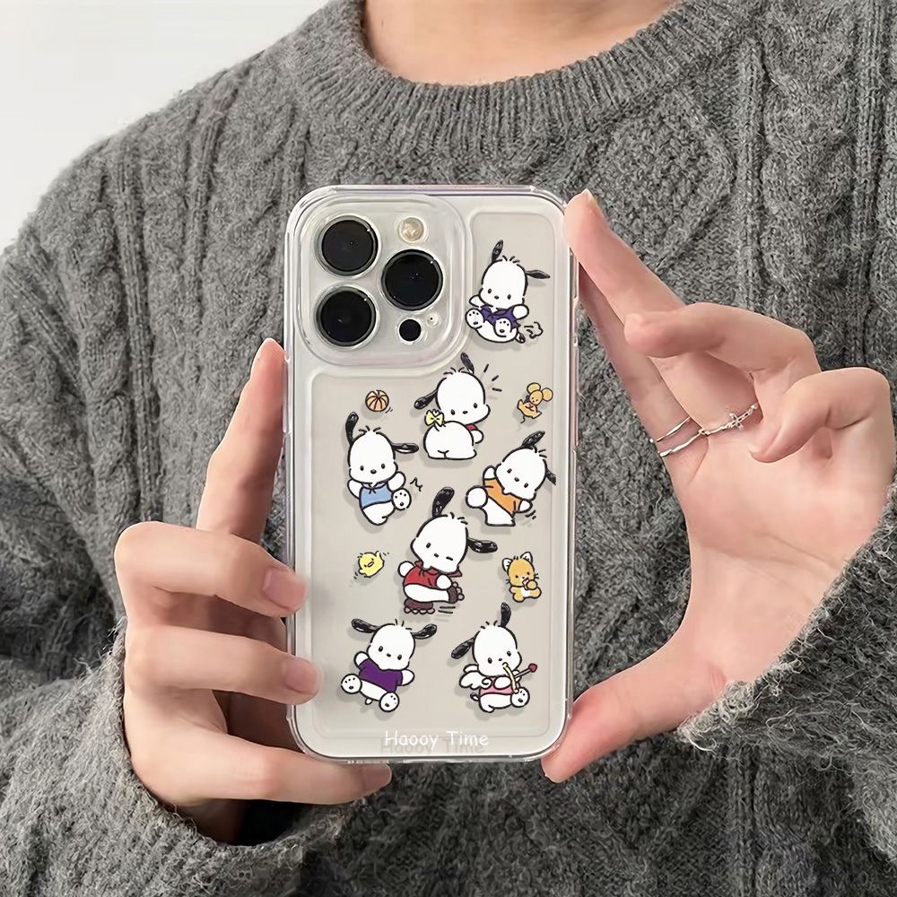 ✅Ốp Điện Thoại Mềm Chống Sốc Họa Tiết Chú Cún Đơn Giản Cho Iphone 13 78 max 1214Pro 6In11 5QB4