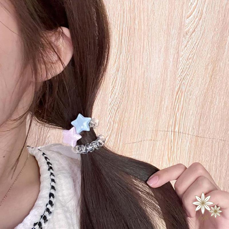 Dây buộc tóc kiểu ngôi sao năm cánh dễ thương cho nữ