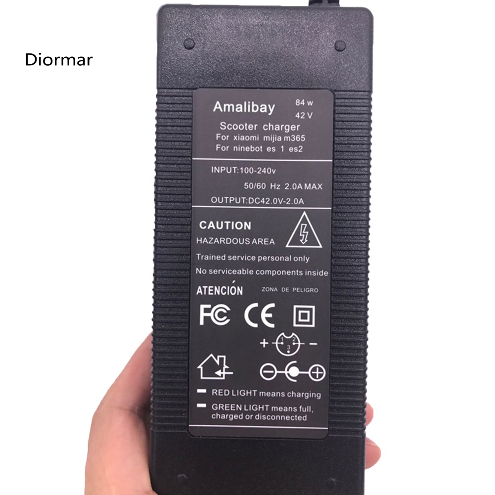 Bộ Sạc Nguồn Dc 42V / 2A EU / US Cho Xe Điện Xiao Mi
