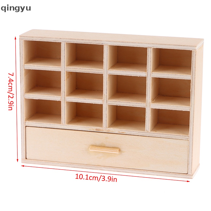 Mô Hình Kệ Sách / Tủ Kéo 1: 12 Dùng Để Trang Trí Nhà Búp Bê