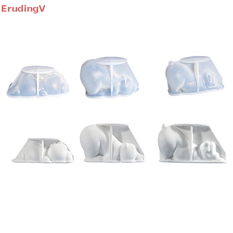 Khuôn Silicone Làm Bánh / Sô Cô La / Kẹo / Trang Sức Hình Chú Gấu / Chó Rồng DIY