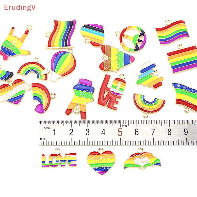 Bộ 20 Mặt Dây Chuyền / Bông Tai / Vòng Tay Hình Trái Tim / Chữ Ch DIY