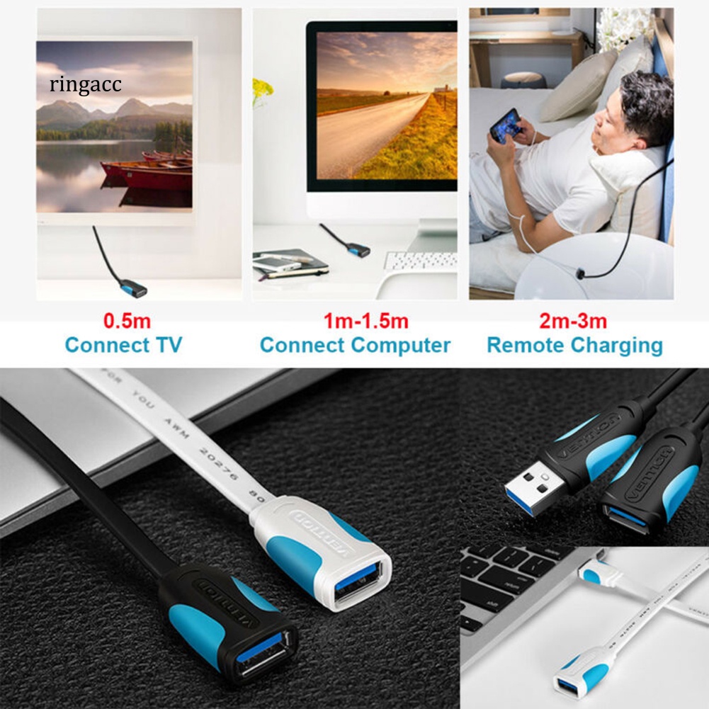 Dây Cáp USB 3.0 Nối Dài Tốc Độ Cao RGA 3 / 2 / 1.5 / 1 / 0.5m