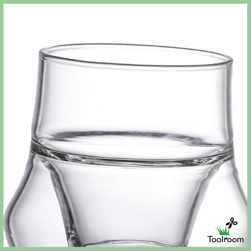 Cốc Uống Cà Phê Hai Lớp Bằng Kính Trong Suốt Dùng Cho Quán Bar / Gia Đình