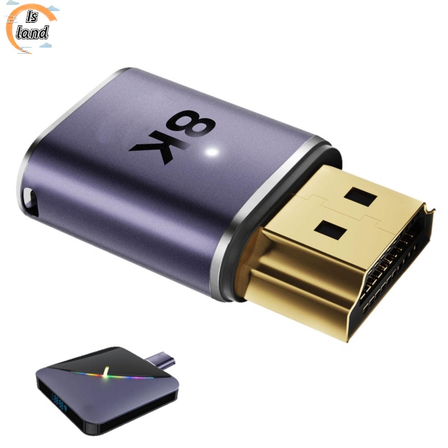 Adapter Chuyển Đổi HD 8k 60hz Male Sang Female Hdmi-compatible 2.1 4k 8k Cho Màn Hình Máy Chiếu Hdtvs