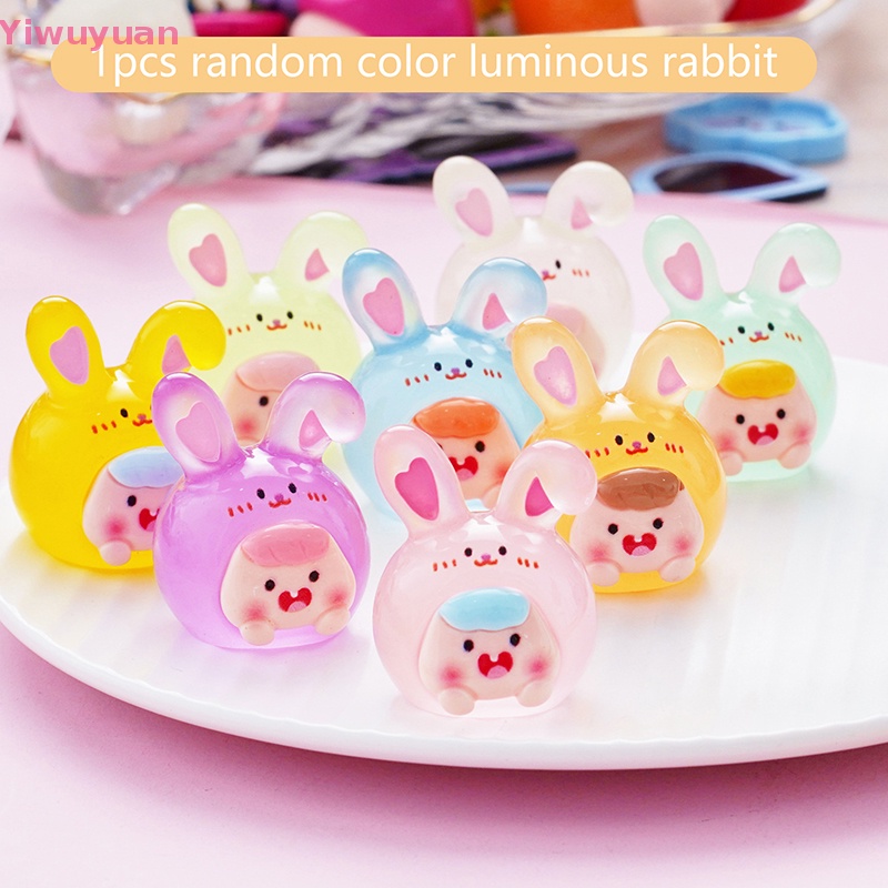 1 Chú Thỏ Mini Phát Quang Đáng Yêu Trang Trí Mới