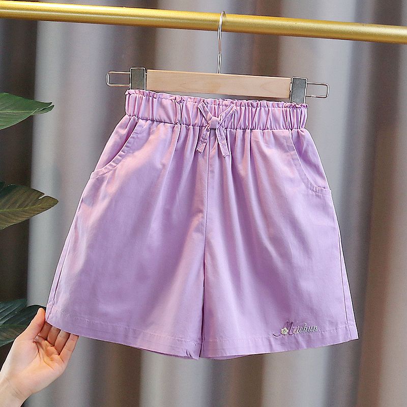 Quần Short Thể Thao Mùa Hè Phong Cách Phương Tây Hàng Mới 2023 Dễ Phối Đồ Cho Bé Gái