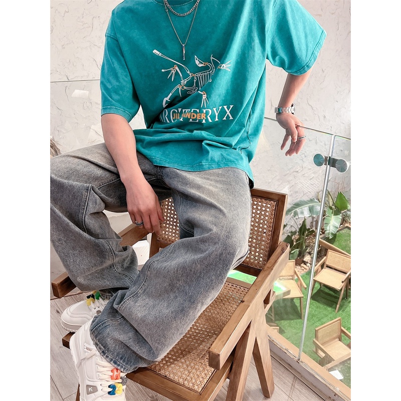 Arc88ter &amp; - 2023 Áo Thun Tay Ngắn In Hình Pickle Cổ Điển Phong Cách Mỹ