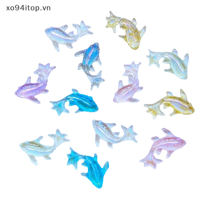 Set 100 Tượng Cá Vàng Mini Dễ Thương Dùng Để Trang Trí