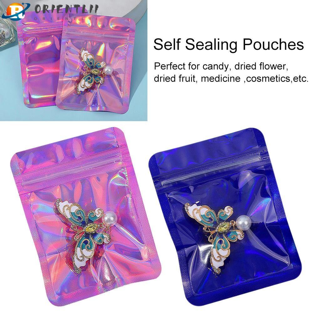 Set 100 Túi Zip Đựng Mỹ Phẩm Trang Sức Tiện Dụng