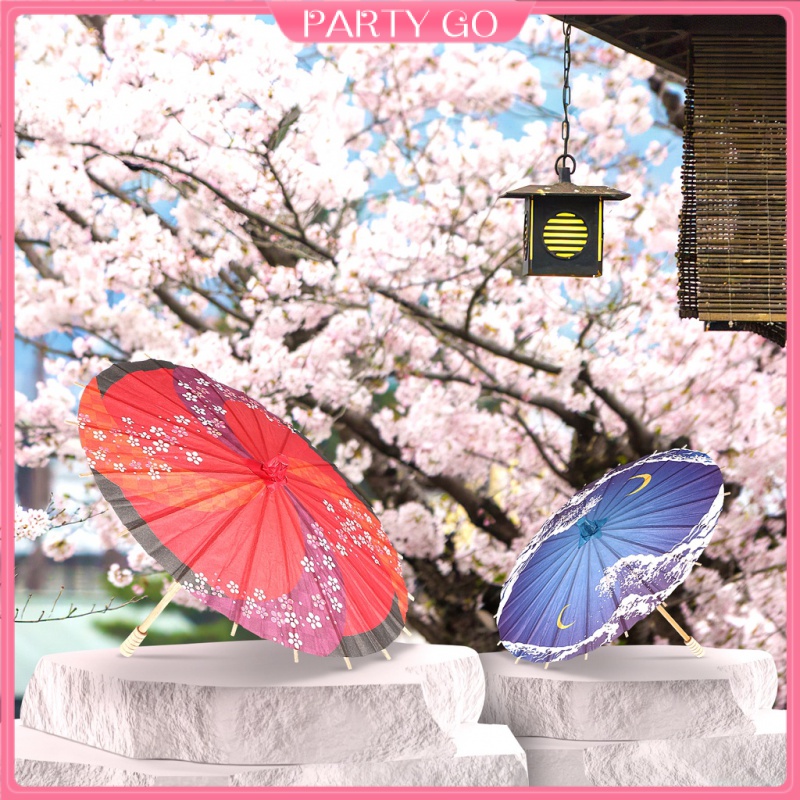 Bộ 2 Dù Giấy Màu Sắc Dùng Làm Đạo Cụ Chụp Ảnh Phong Cách Trung Hoa