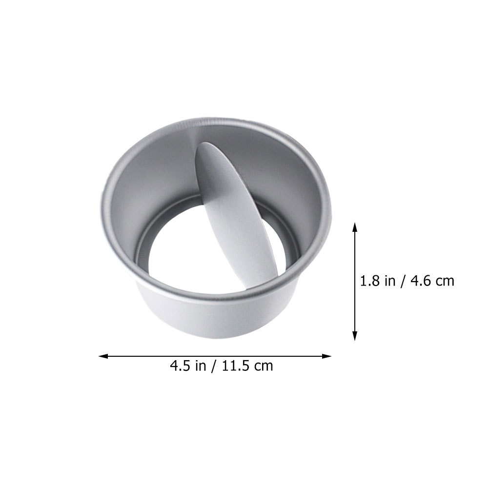 Bộ 5 Khuôn Làm Bánh Cupcake Bằng Kim Loại Chất Lượng Cao