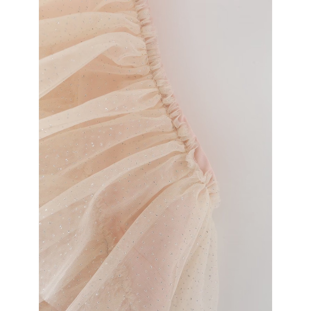 Uibey Đầm Lưới Cổ Treo 5030