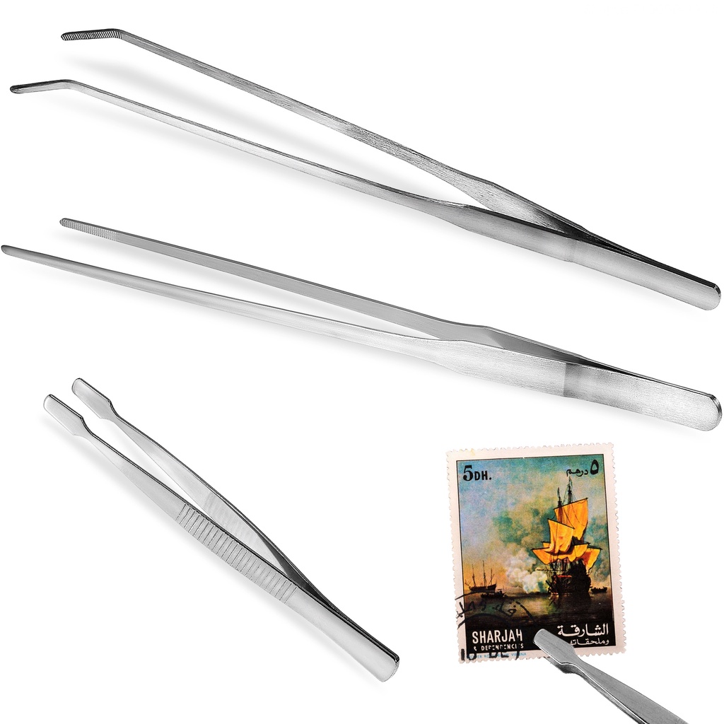 Set 3 Nhíp Gắp Lông Mi Giả Kim Cương